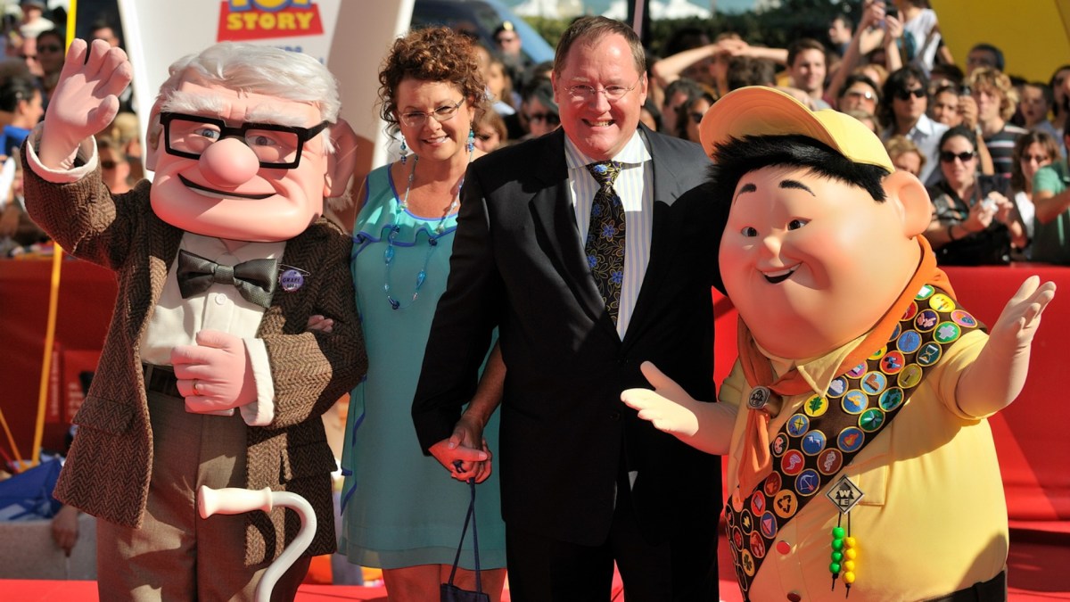 John Lasseter et sa femme. Wikimedia commons/nicolas genin