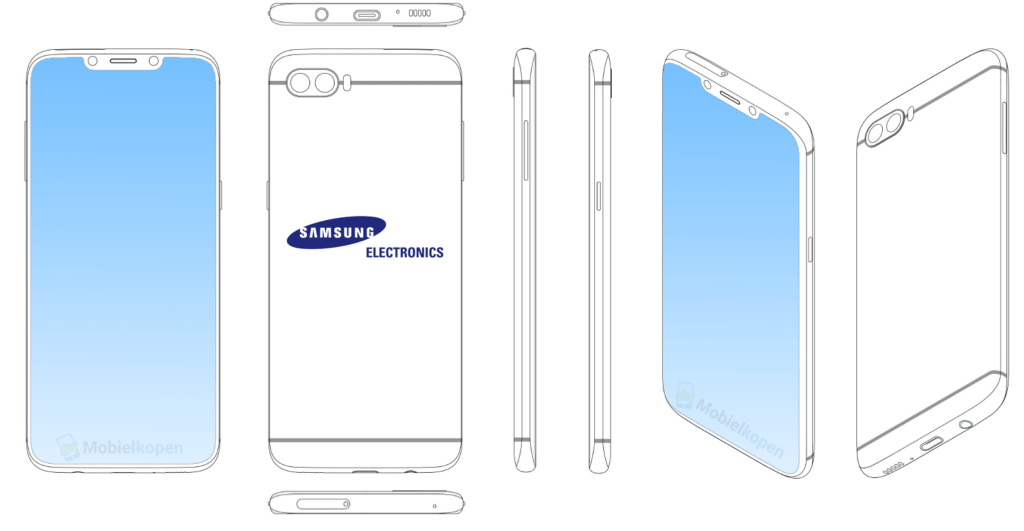Samsung brevet encoche