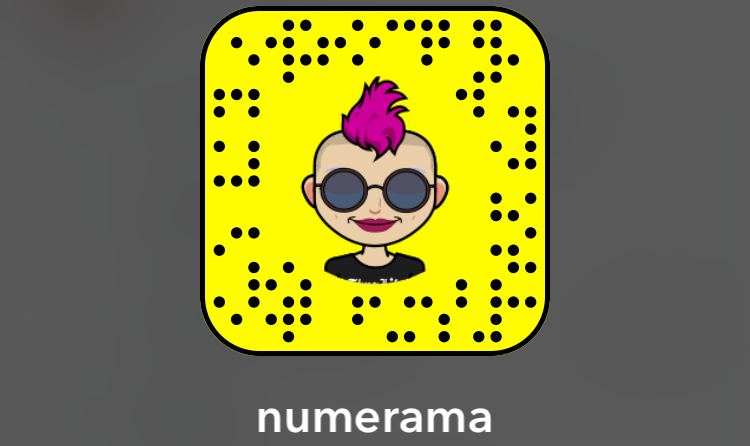 Le QR code Snapchat de Numerama Le QR code Snapchat de Numerama