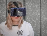 réalité virtuelle vr femme