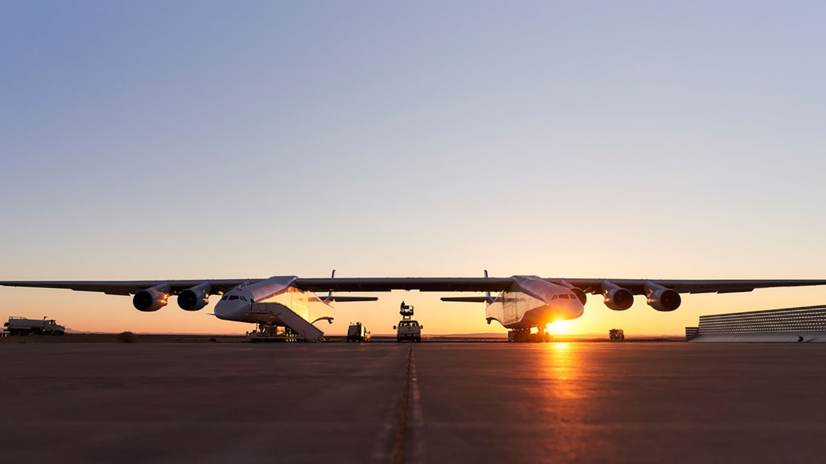 L'avion de Stratolaunch. // Source : Stratolaunch Systems Corp