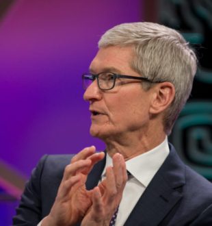Tim Cook. // Source : Fortune Global Forum