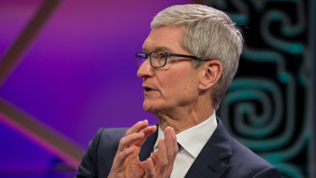 Tim Cook. // Source : Fortune Global Forum