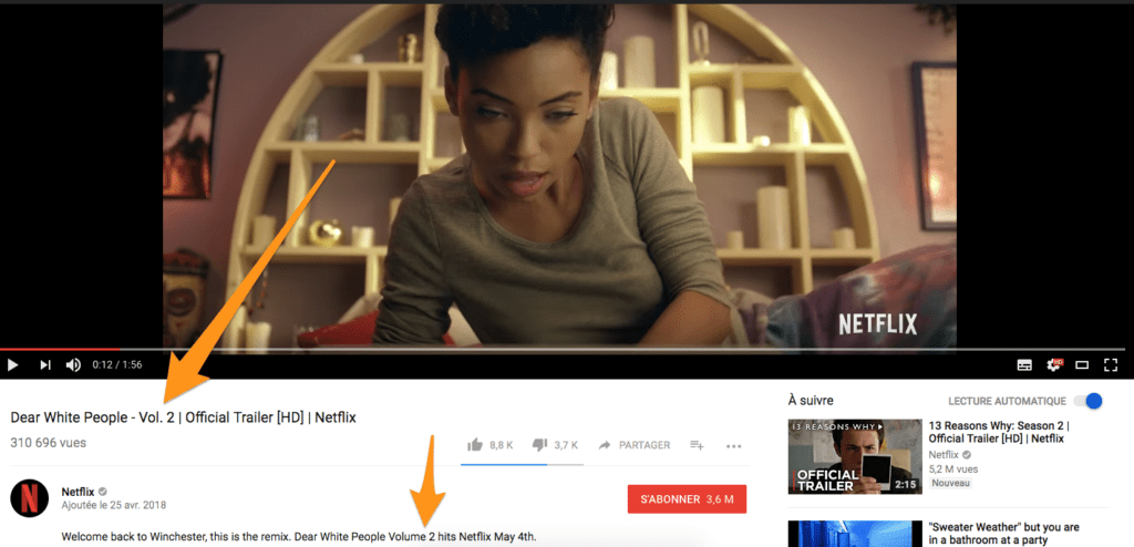 Capture d'écran de la bande-annonce de Dear White People, Volume 2 Capture d'écran de la bande-annonce de Dear White People, Volume 2