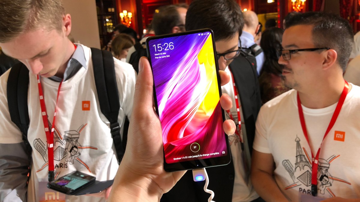 Le Xiaomi Mi Mix 2S.