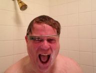 shower google glass