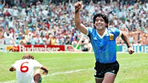 Maradona en 1986