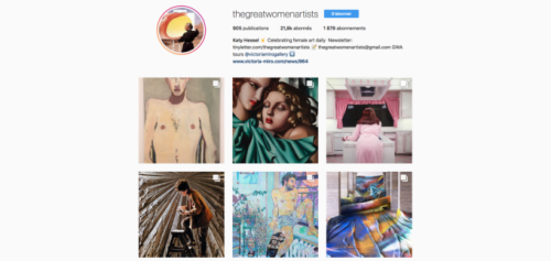 the great women artists instagram