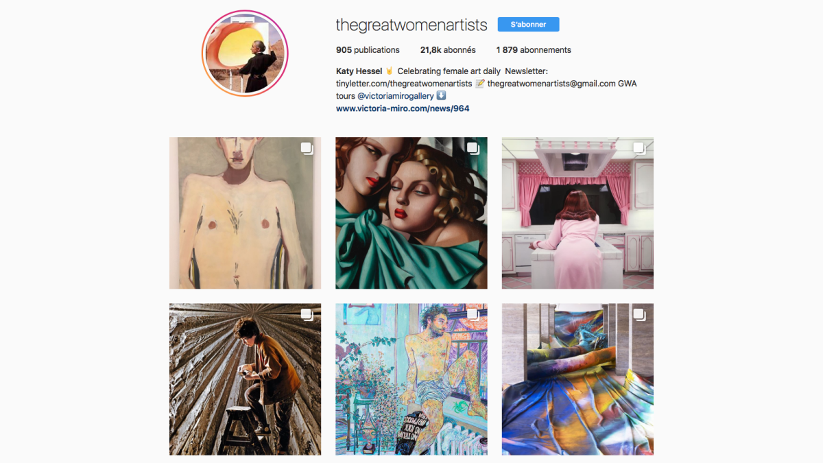 the great women artists instagram