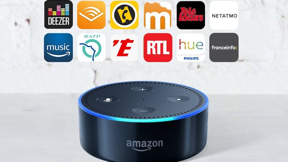 Pub d'Amazon pour l'Amazon Echo Dot en 2018