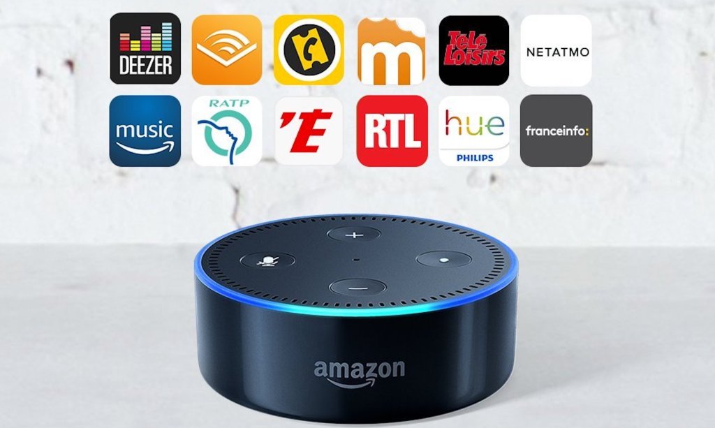 Pub d'Amazon pour l'Amazon Echo Dot en 2018