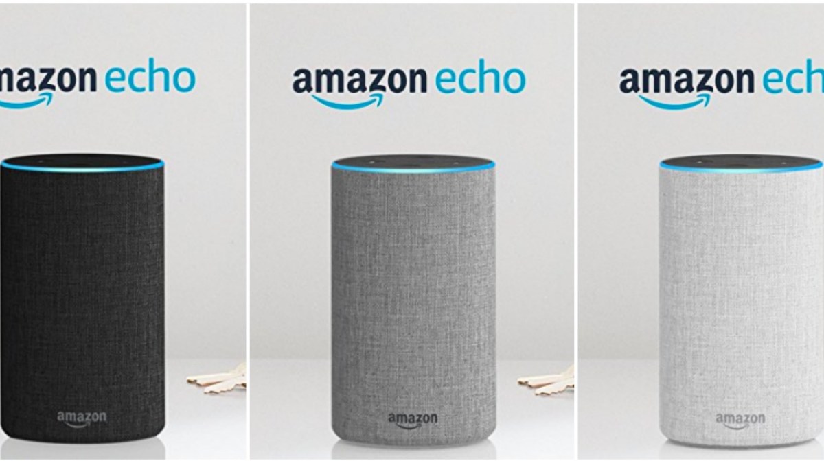 Les trois teintes d'Amazon Echo