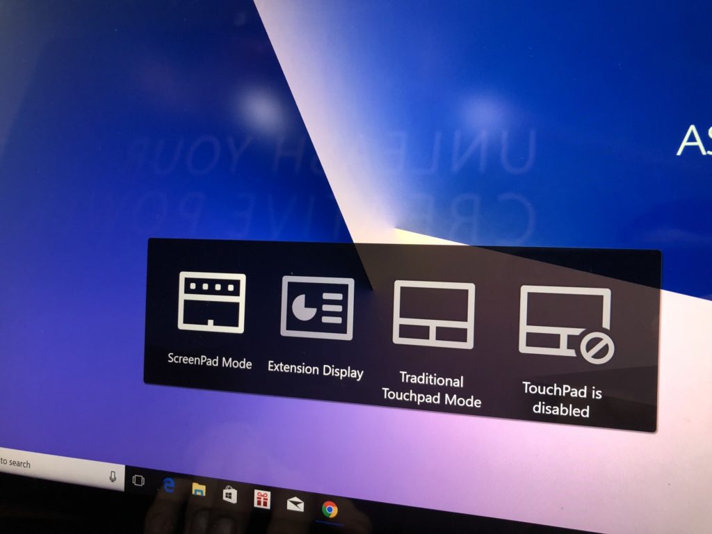 Asus Zenbook Pro 15 Computex Prise en Main ScreenPad modes