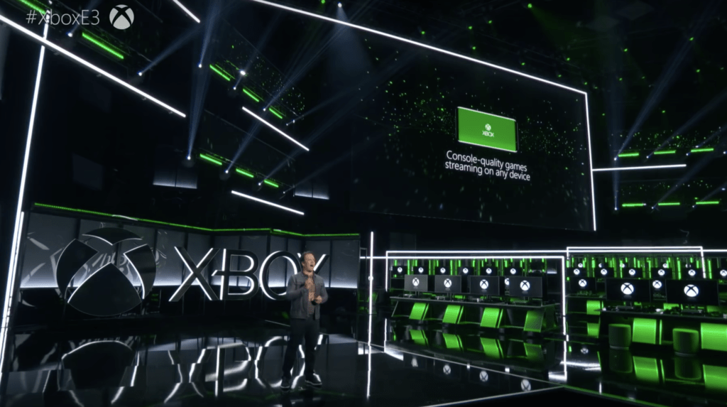 Capture conférence Xbox pré-E3 2018 // Source : Microsoft Capture conférence Xbox pré-E3 2018 // Source : Microsoft