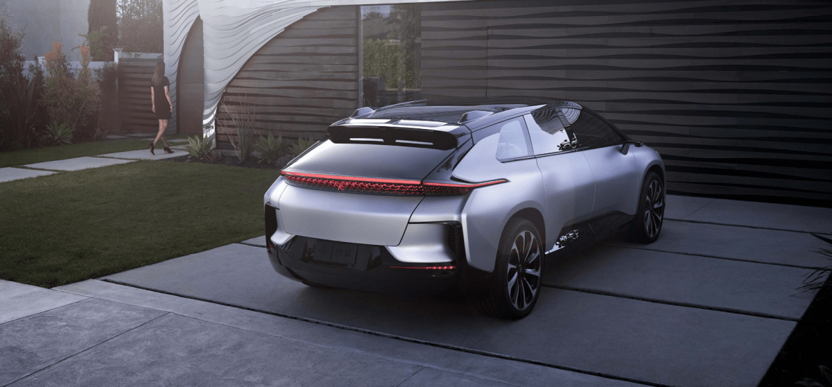 La FF 91 devait concurrencer la Tesla, il est de moins en moins probable qu'elle sorte un jour. // Source : Faraday Future