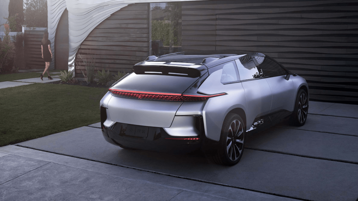 La FF 91 devait concurrencer la Tesla, il est de moins en moins probable qu'elle sorte un jour. // Source : Faraday Future