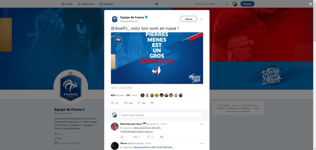 Equipe de France on Twitter