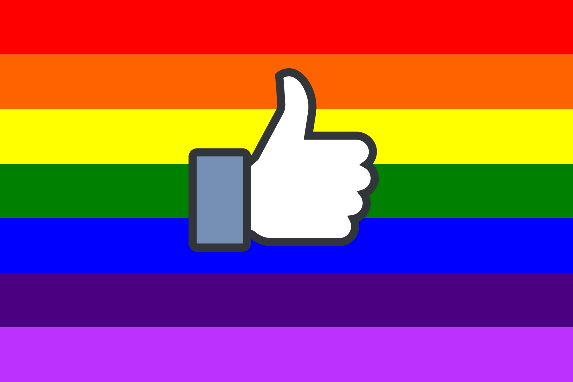 gay pride flag emoji for facebook