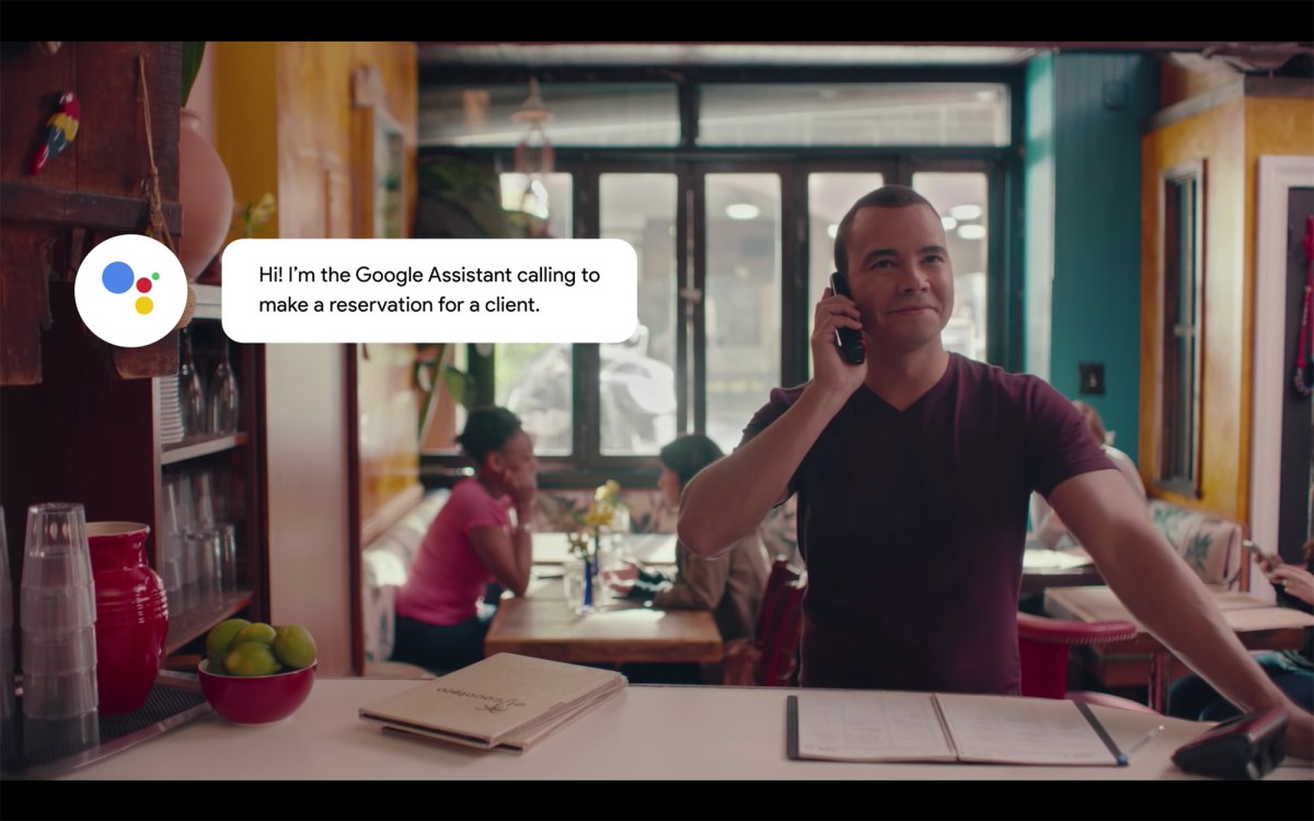 Démonstration de Google Duplex. // Source : Google