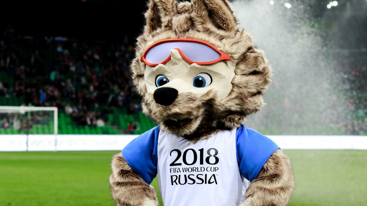 La mascotte du mondial. CC BY-SA Дмитрий Пукалик