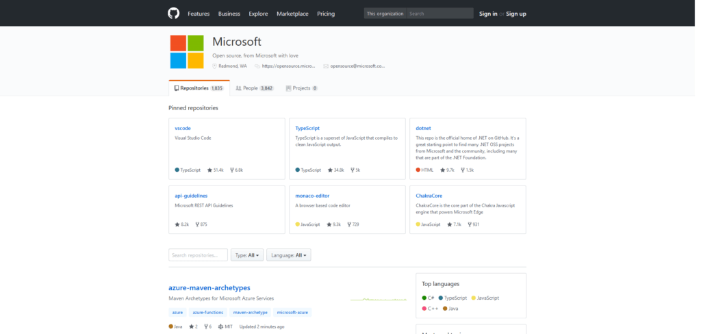 Microsoft GitHub