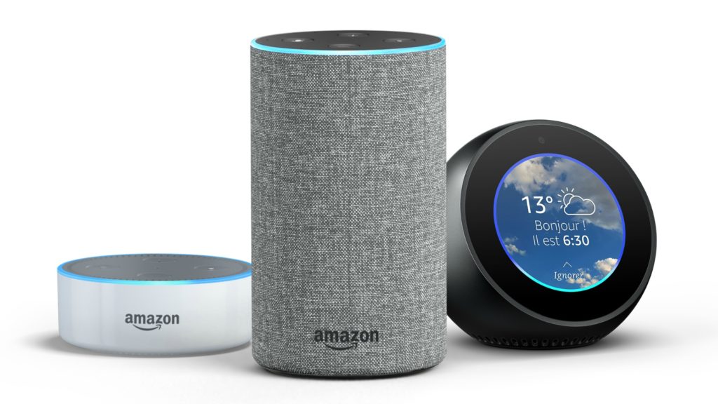 Les trois enceintes qu'Amazon va lancer en France en juin et juillet 2018. Amazon. Les trois enceintes qu'Amazon va lancer en France en juin et juillet 2018. Amazon.