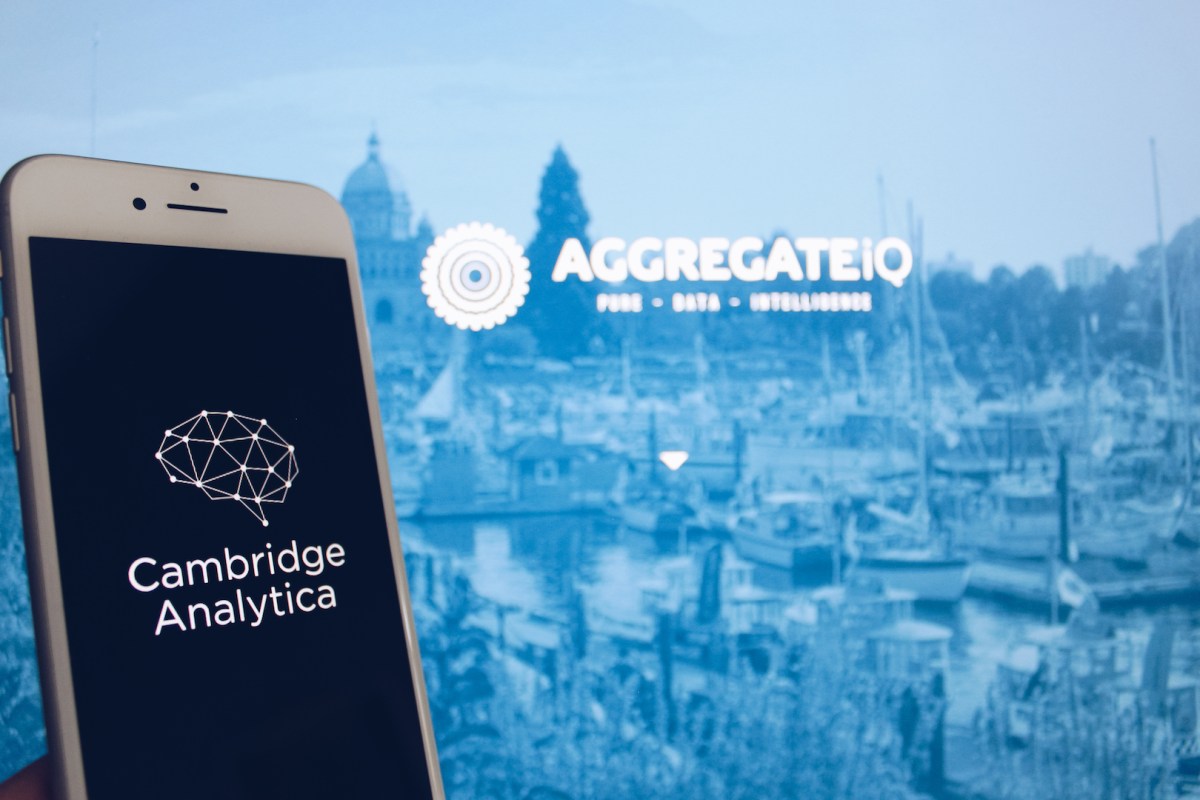 Cambridge Analytica et AggregateIQ. // Source : Stock Catalog