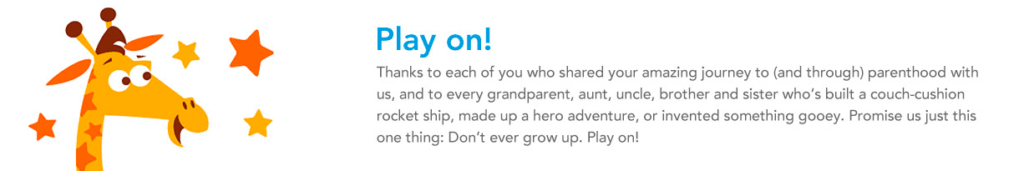Le message d'adieu de Toys 'R' Us Le message d'adieu de Toys 'R' Us