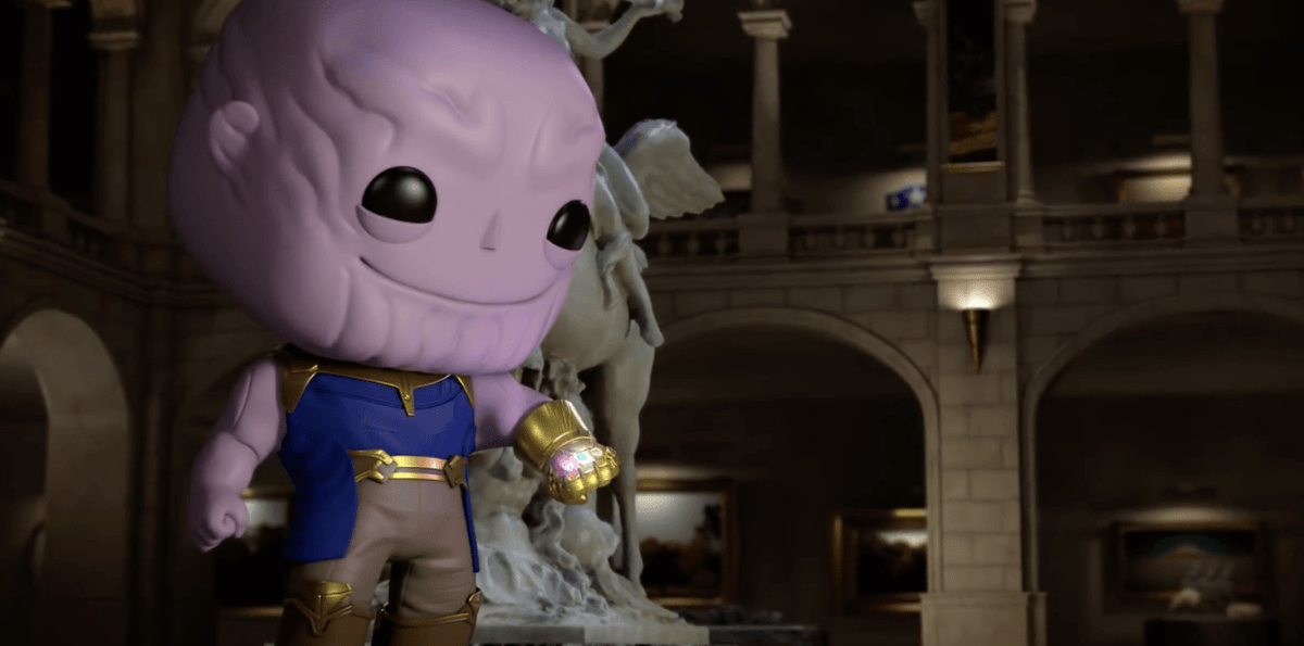 Funko Thanos. Capture YouTube Funko