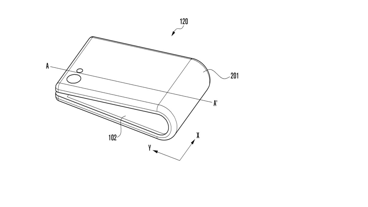 Samsung smartphone pliable 
