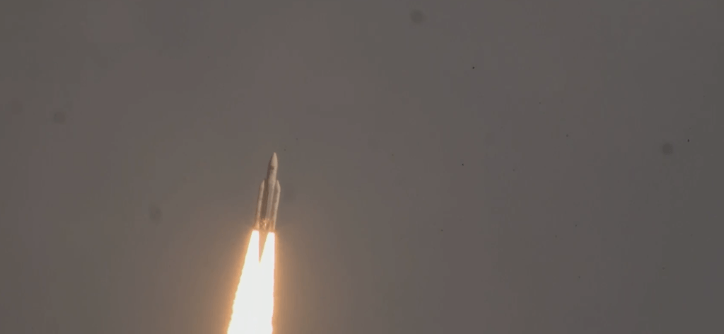 Ariane 5 en plein vol Ariane 5 en plein vol
