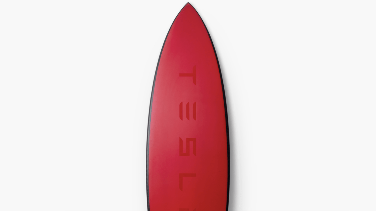 Planche de surf Tesla // Source : Tesla