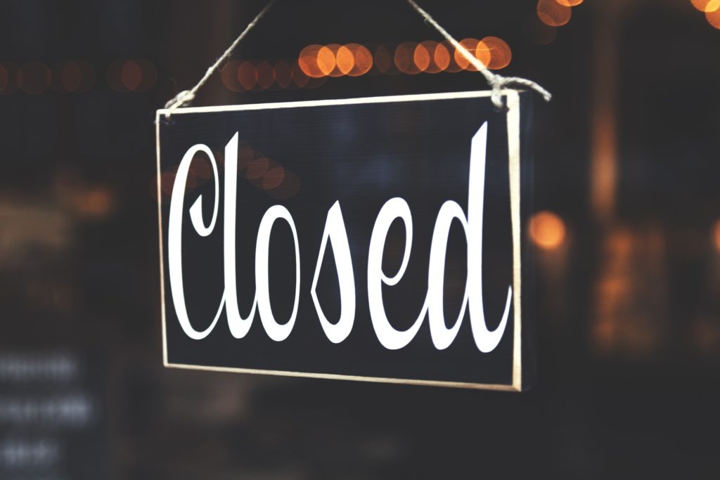 closed fermeture closed fermeture