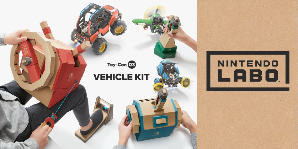 Nintendo Labo - Kit véhicules // Source : Nintendo