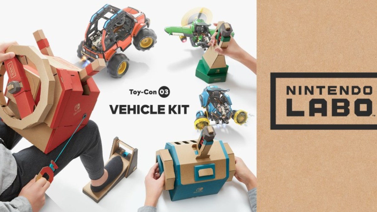 Nintendo Labo - Kit véhicules // Source : Nintendo