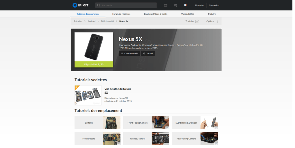 iFixit Nexus 5X iFixit Nexus 5X