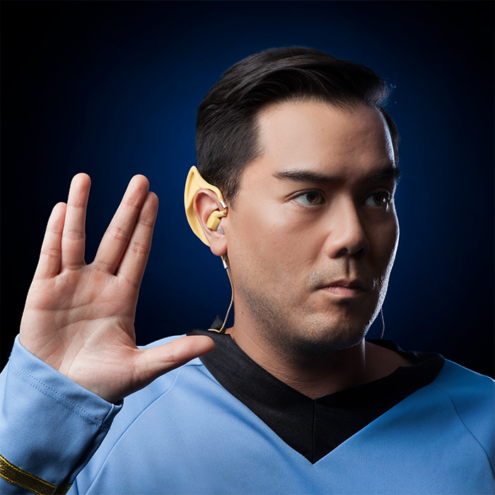 Star Trek Wireless Vulcan Earbuds // Source : ThinkGeek