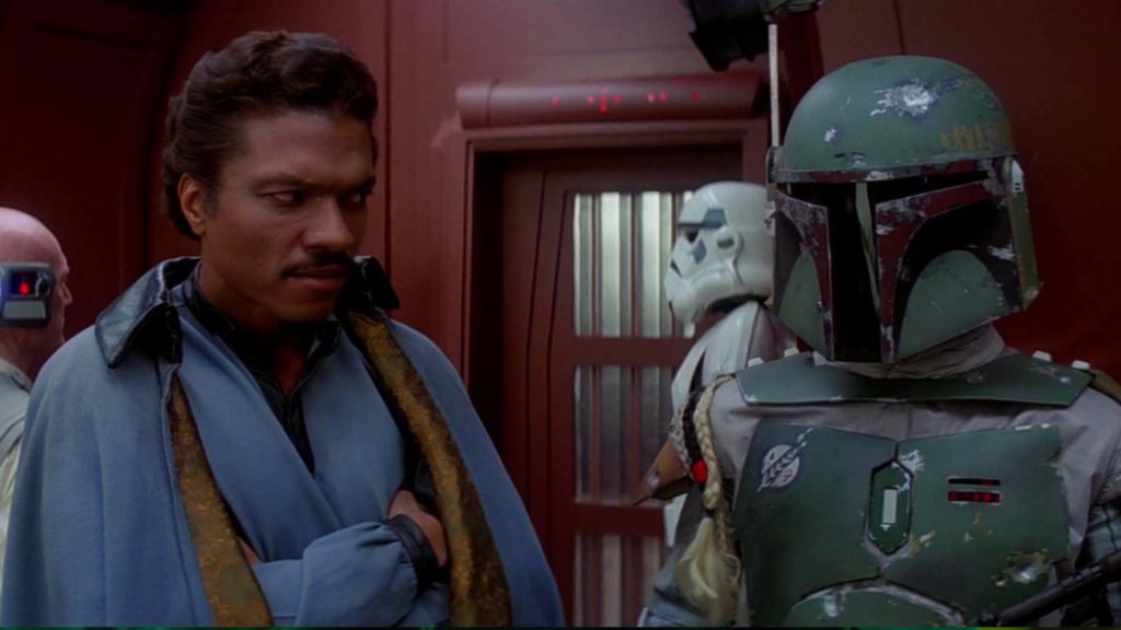 Lando Calrissian et Boba Fett. // Source : Lucasfilm Lando Calrissian et Boba Fett. // Source : Lucasfilm