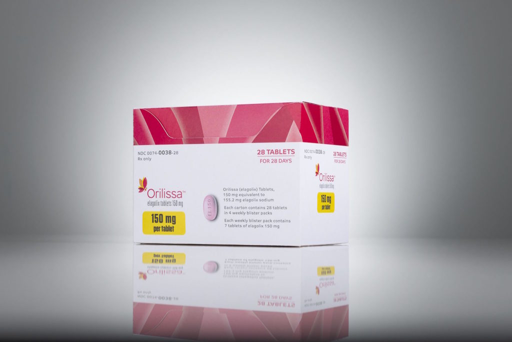 Le médicament Orilissa // Source : Abbvie Le médicament Orilissa // Source : Abbvie