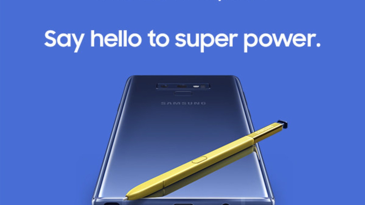 Fuite Samsung Galaxy Note9 // Source : Samsung (via The Verge)