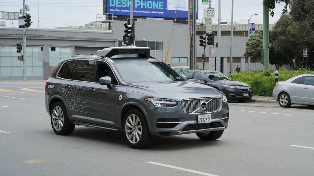 Un véhicule autonome Uber // Source : Wikimedia Commons