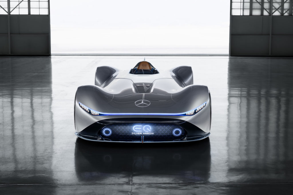 Mercedes Vision EQ Silver Arrow // Source : Mercedes-Benz Mercedes Vision EQ Silver Arrow // Source : Mercedes-Benz