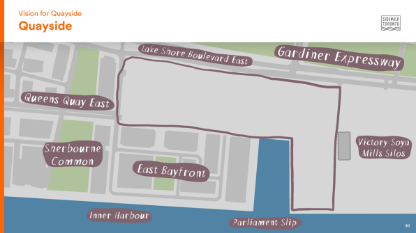 Le plan du quartier. // Source : Sidewalk Labs