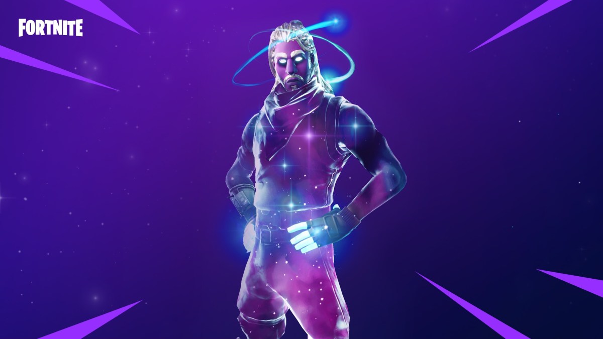 Le skin exclusif Galaxy // Source : Fortnite