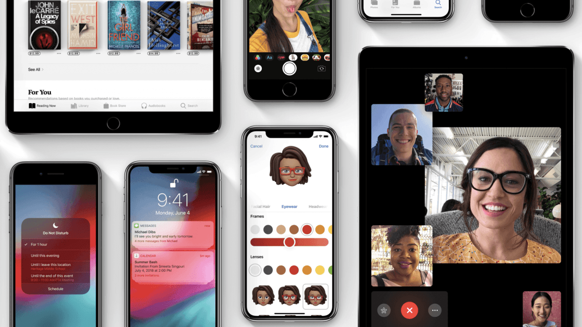 iOS 12 // Source : Apple