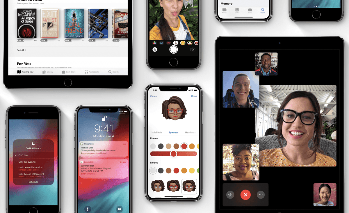 iOS 12 // Source : Apple