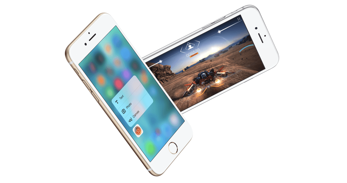 Apple 3D Touch // Source : Apple