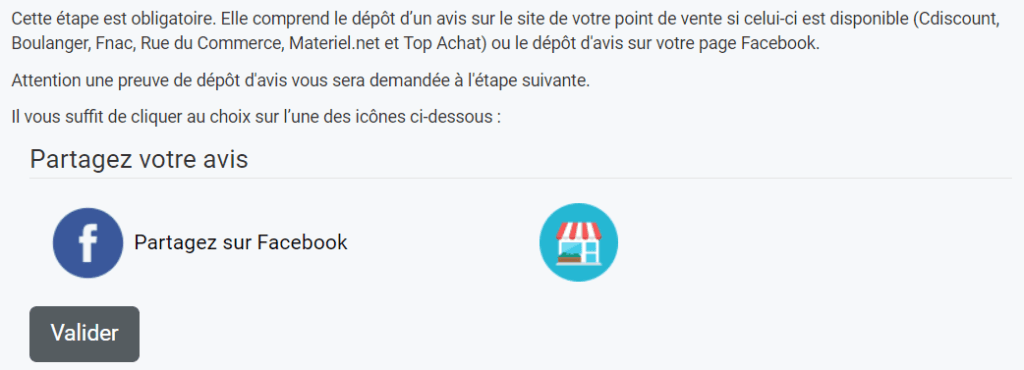 Dépôt d’avis Xiaomi