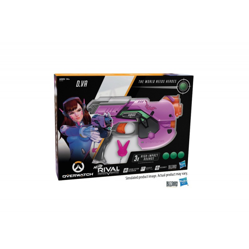 Pistolet Nerf D.Va // Source : Hasbro Pistolet Nerf D.Va // Source : Hasbro