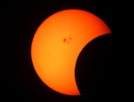 Une éclipse solaire partielle // Source : Max Pixel/CC0 (photo recadrée)